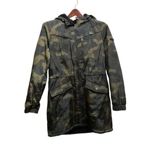 Lucky Brand‎ Camo Parka Jacket Hooded Mens M Medium Premium Performance